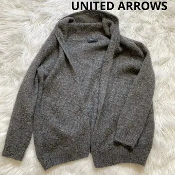 유나이티드 애로우즈 알파카 울 오픈 프론트 가디건