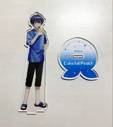 컬러풀 피치 나오키리 아크릴 스탠드 극락탕 콜라보