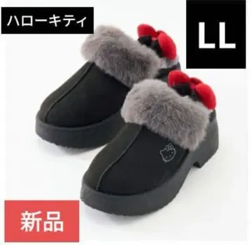 LL 사이즈 택 포함 새상품 산리오 헬로키티 여성용 신발 블랙