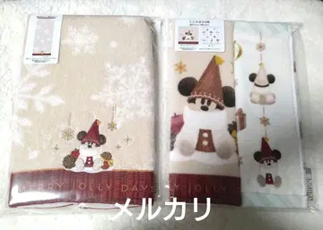 디즈니 크리스마스 2025 리루린린 페이스타월 미니타월 세트