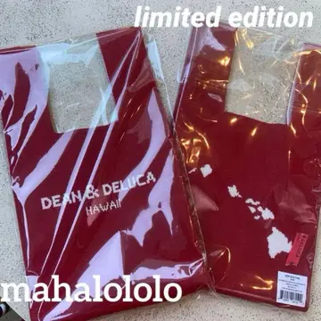 신상 미개봉 새상품 딘앤델루카 니트 백 홀리데이 한정판 하와이