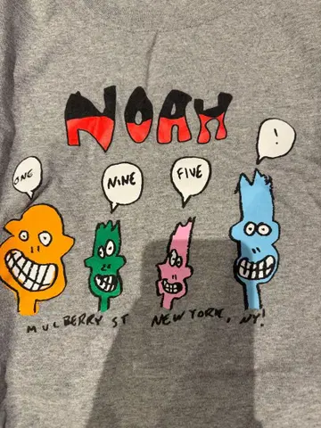 NOAH 그레이 T셔츠 XL 사이즈