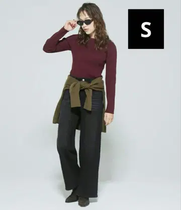 [ 택 포함 새상품 ] coca 속기모 데님 와이드 팬츠