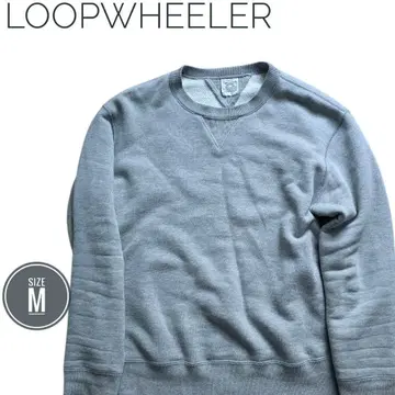 루프 휠러 LOOPWHEELER 그레이 크루넥 맨투맨 M