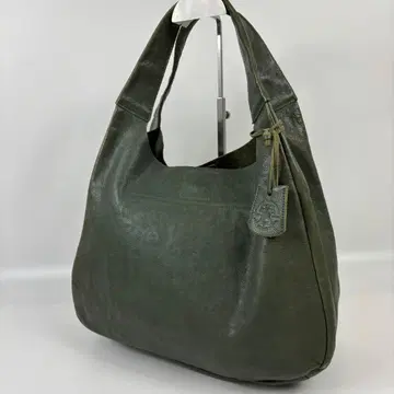 REN 렌 올 가죽 토트백 초승달 하프문 원숄더