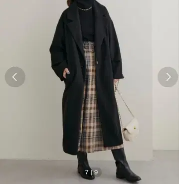 체스터 코트 natural couture 블랙