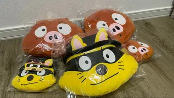 해결 조로리 미사용 포켓 파우치 패스 케이스 세트