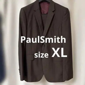 (새상품급) 현행 모델 PaulSmith 수트 투버튼 다크 브라운 XL