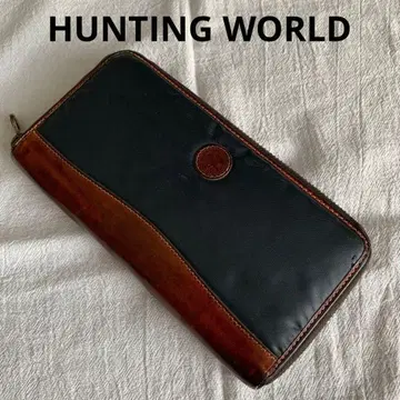 HUNTING WORLD 헌팅월드 장지갑 네이비 박스 포함