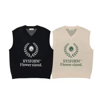 HYSFORM FLOWER STAND KNIT VEST