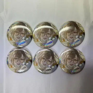 카나에 랜덤 오로라 캔뱃지 6개 ChroNoiR Blue Memories