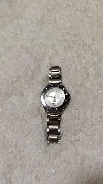 Calvin Klein 아날로그 손목시계 실버