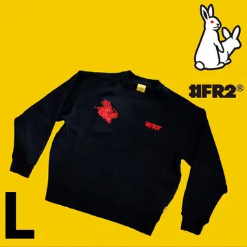 #FR2 블랙 맨투맨 L