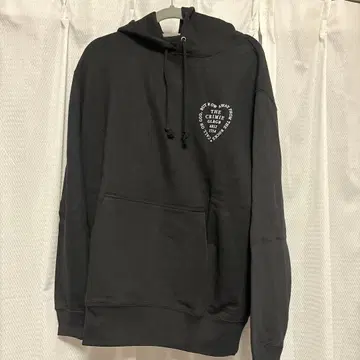 미사용 새상품 THE CRIMIE 블랙 후드티 L 정가 14,080엔