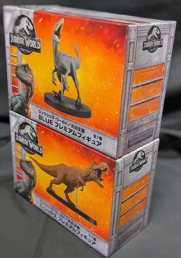T 렉스 & 블루 (세가) 쥬라기 월드 소프트 비닐 피규어 2체 세트