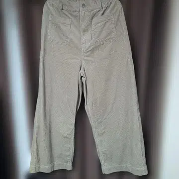 코듀로이 포켓 와이드 팬츠