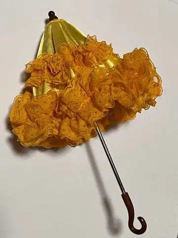 로젠 메이든 카나리아 인형 우산 엄브렐라 프릴 오렌지