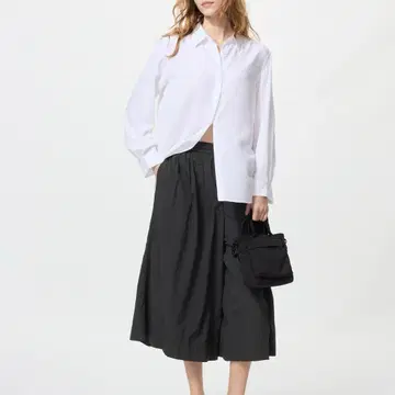 유니클로 UNIQLO 나일론 큐롯 큐롯 블랙 M