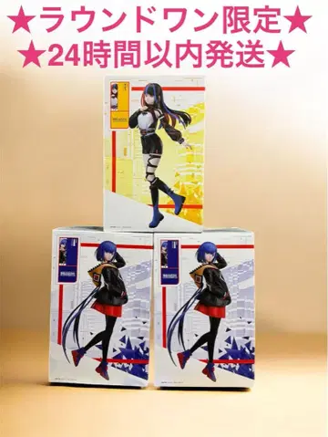 카미츠바키시 건설 중. 라운드원 한정판 1/7 스케일 피규어 3개 세트