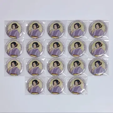 명탐정 코난  우에하라 유이 나가노현경 길거리 산책 기모노 글리터 캔뱃지