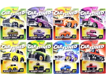 CAR TUNED 미니카 8대 세트 카 튜닝