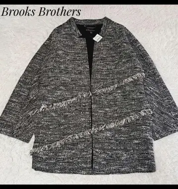 브룩스브라더스 택 포함 프린지 자켓 코트 그레이 빅 사이즈 6