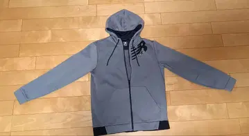 뉴발란스 그레이 풀 집업 후드티