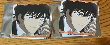 명탐정 코난 메모리얼 캔뱃지 Vol.5 코난랜드 마츠다 진페이 2점