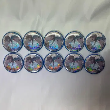 ChroNoiR 랜덤 오로라 캔뱃지 10점 Blue Memories