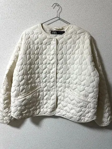 ZARA 하트 퀼팅 자켓