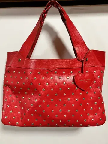 Samantha Thavasa Deluxe 레드 핸드백 빅 사이즈 빨간색