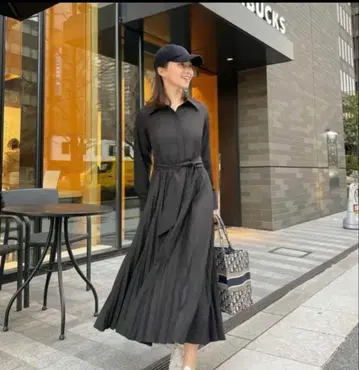 [ SOUAIRE ] 소아르 플리츠 셔츠 원피스 M