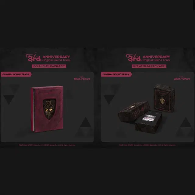 블루 아카이브 3주년 기념 OST CD + KIT 앨범 패키지
