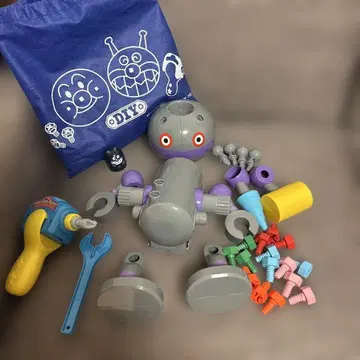 호빵맨 조립 DIY 움직인다! 나사나사 다다단