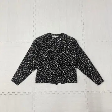 미니 패턴 긴팔 셔츠 블랙 베이스 마담 하나이 아카이브 y2k