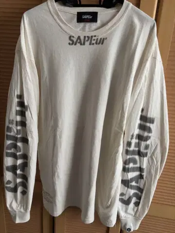 [레어] SAPEur 롱 슬리브 T셔츠 L