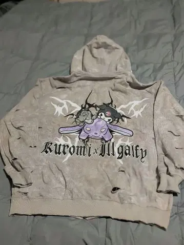 Kuromi x Illgalfy 콜라보 후드티 택 포함