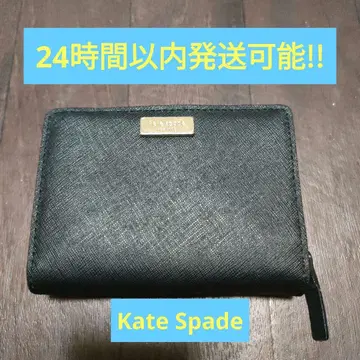 kate spade 2단 접이식 지갑 블랙