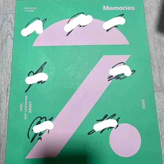 (비매) 방탄소년단 메모리즈 Memories 2020 싸인 앨범