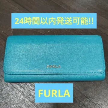FURLA 장지갑 라이트 블루