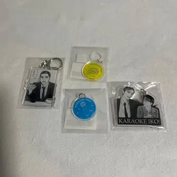 가라오케 가자! 아크릴 키링 엄브렐라 마커