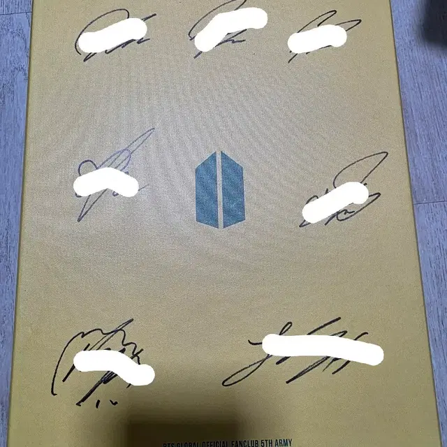 (비매) 방탄소년단 BTS 5기 팬클럽 ARMY 싸인앨범