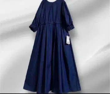 빅 사이즈! 새상품 RUIRUE BOUTIQUE 인디고 데님 원피스