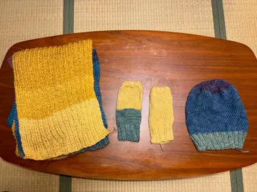 레베레이션 믹스 사용 겨울 잡화 3종 세트 핸드메이드