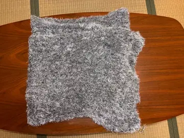 모토히로 스키 플라티나 퍼 실버 사용 스톨 핸드메이드