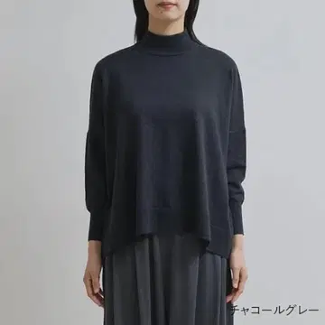 드레스하세르프 실크 캐시미어 하이넥 스웨터