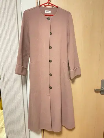 SNIDEL 핑크 롱 코트 ONE SIZE