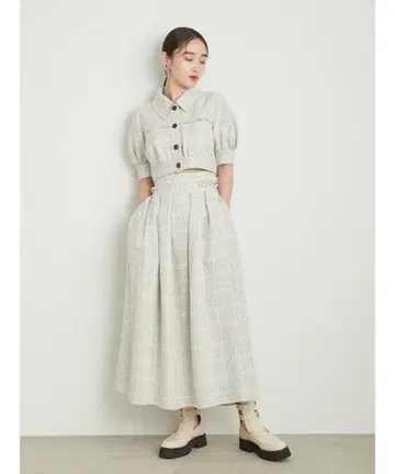 lily brown 트위드 set up 사이즈 0