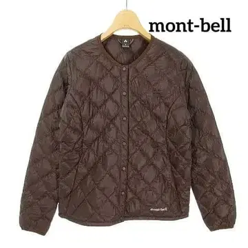 [ 새상품급 ] mont-bell 몽벨 라운드넥 자켓 M 사이즈 브라운