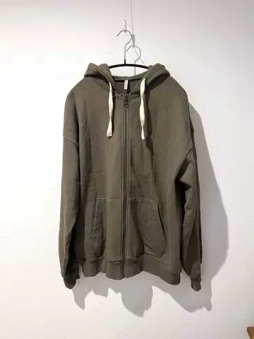 DUFFER M 올리브 집업 후드티